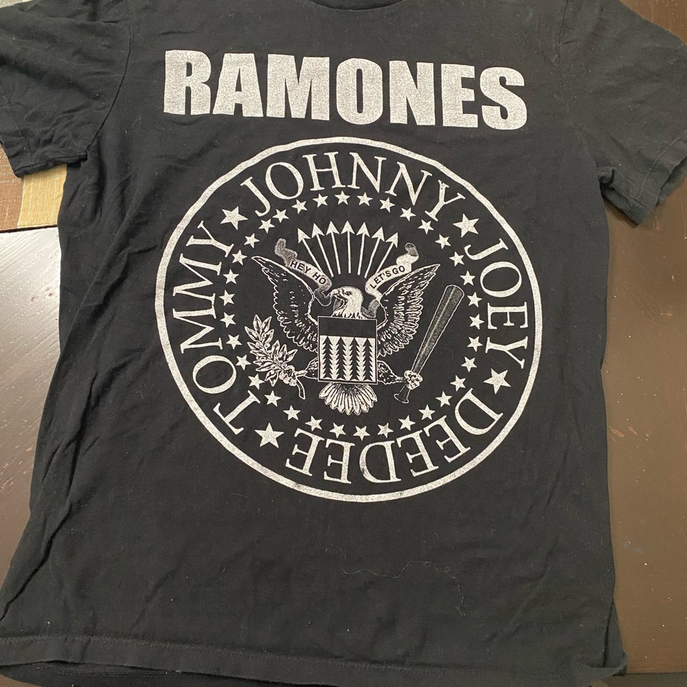 Ramones Black Graphic T-Shirt